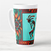 Southwest Kokopelli Latte Tasse (Linke Ecke)
