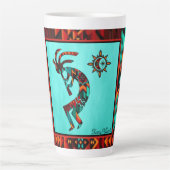 Southwest Kokopelli Latte Tasse (Vorderseite)
