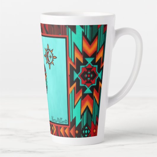 Southwest Kokopelli Latte Tasse (Rechts)