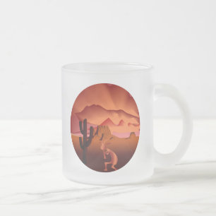 Southwest Kokopelli Mattglastasse