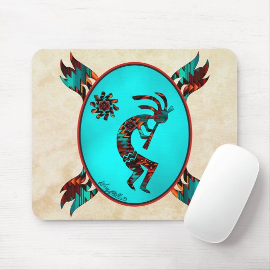 Southwest Kokopelli Mouse Pad Mousepad (Mit Mouse)