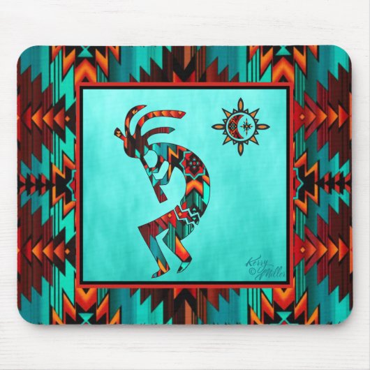 Southwest Kokopelli Mouse Pad Mousepad (Vorne)