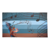 Southwest Kokopelli Music 2 King Size Pillowcases Kissenbezug (Rückseite-Links)