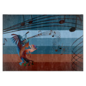 Southwest Kokopelli Music Bronzed Schneidebrett (Vorderseite)