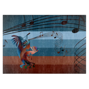Southwest Kokopelli Music Bronzed Schneidebrett