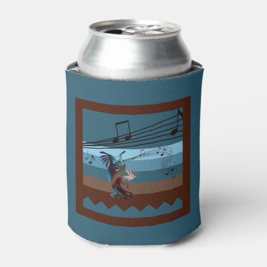 Southwest Kokopelli Music Can Cooler Dosenkühler (Kanne Vorderseite)