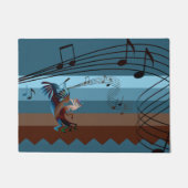 Southwest Kokopelli Music Door Mat Fußmatte (Vorderseite)