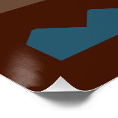 Southwest Kokopelli Music Poster (Ecke)