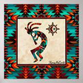 Southwest Kokopelli Poster (Vorne)
