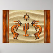 Southwest Kokopelli Poster (Vorne)