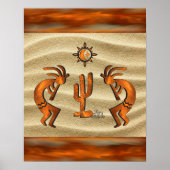 Southwest Kokopelli Poster (Vorne)