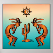 Southwest Kokopelli Poster (Vorne)