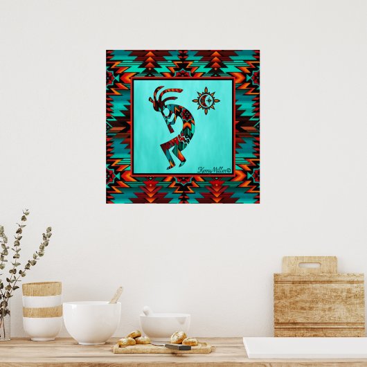 Southwest Kokopelli Poster (Küche)