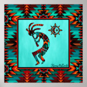 Southwest Kokopelli Poster (Vorne)