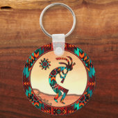 Southwest Kokopelli Schlüsselanhänger (Vorderseite)