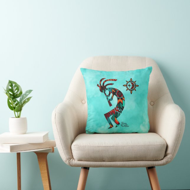 Southwest Kokopelli Throw Pillow Kissen (Stuhl )