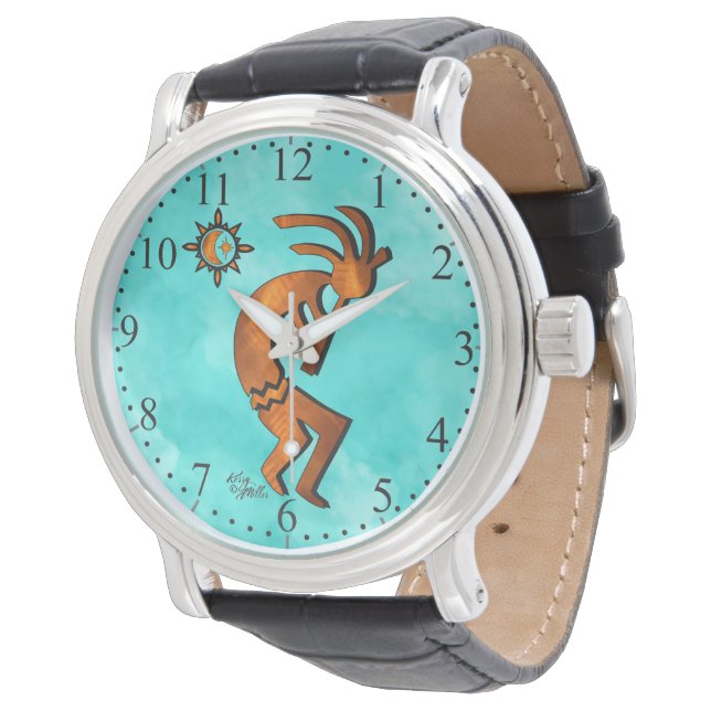 Southwest Kokopelli Watch Armbanduhr (Schrägansicht)