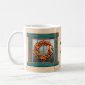 Southwest Mi Casa Chile Ristra Wreath Personalized Kaffeetasse (Links)