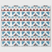 Southwest Native American Art Geschenkpapier (Flach)