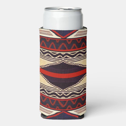 Southwest Native American Beer Cooler  Selters Dosenkühler (Seltzer Vorderseite)