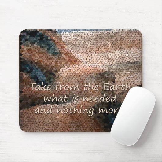 Southwest Native American Earth Mousepad (Mit Mouse)