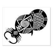 Southwest Native American Mimbres Tribal Scorpion Gummistempel (Prägung)