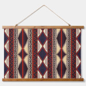 Southwest Native American  Wandteppich Mit Holzrahmen (Vorne)