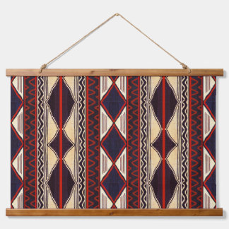 Southwest Native American Wandteppich Mit Holzrahmen