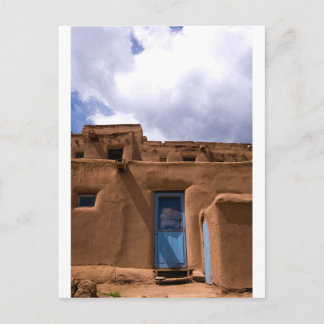 Southwest New Mexico Adobe House Village Postkarte