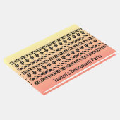 Southwest Ombre Design Gästebuch (Ecke)