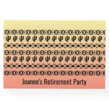 Southwest Ombre Design Gästebuch