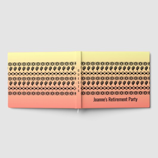 Southwest Ombre Design Gästebuch (Voll)