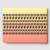 Southwest Ombre Design Gästebuch (Rückseite)