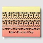 Southwest Ombre Design Gästebuch (Vorderseite)