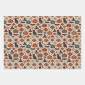 Southwest Orange Pumpkin Halloween  Geschenkpapier Set (Vorderseite 2)