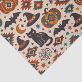 Southwest Orange Pumpkin Halloween  Seidenpapier (Ausschnitt)