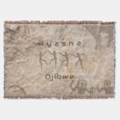 Southwest Petroglyhs Custom Tribe/Name Decke (Vorderseite)