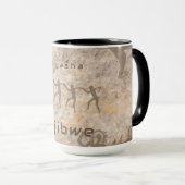 Southwest Petroglyhs Custom Tribe/Name Tasse (VorderseiteRechts)