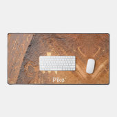 Southwest Petroglyph Art Personalisiert Schreibtischunterlage (Tastatur & Maus)