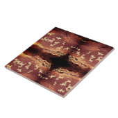 Southwest Petroglyph Ceramic Tile Fliese (Seite)