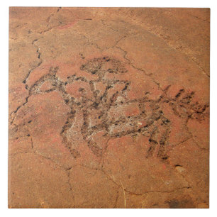Southwest Petroglyph Keramik Tile Fliese