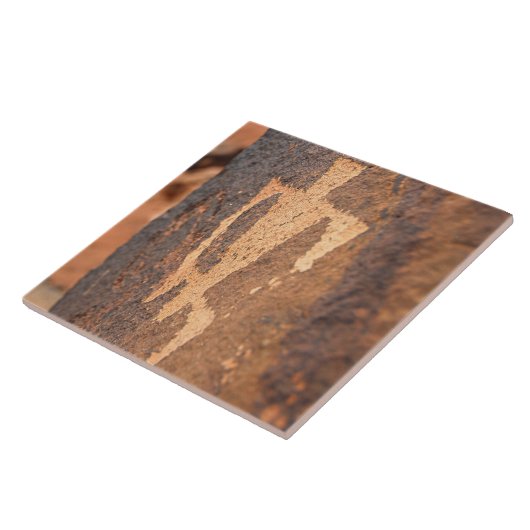 Southwest Petroglyph Keramik Tile Fliese (Seite)