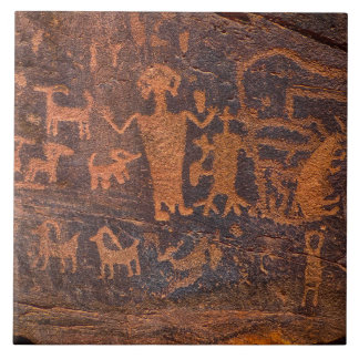 Southwest Petroglyph Keramik Tile Fliese