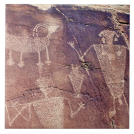 Southwest Petroglyph Keramik Tile Fliese