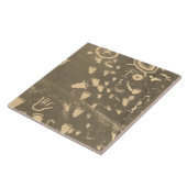 Southwest Petroglyph National Footprint SP Fliese (Seite)