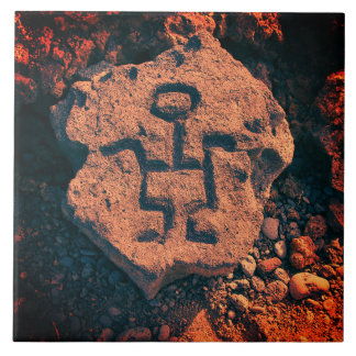 Southwest Petroglyph Prehistorisches Kunstmuseum K Fliese