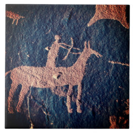 Southwest Petroglyph Prehistorisches Kunstmuseum K Fliese