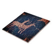 Southwest Petroglyph Prehistorisches Kunstmuseum K Fliese (Seite)