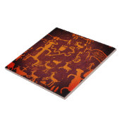 Southwest Petroglyph Prehistorisches Kunstmuseum K Fliese (Seite)