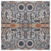 Southwest Petroglyphs Kachina Dancer Pattern Stoff (Muster)